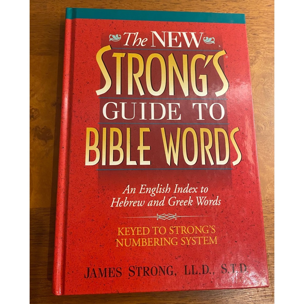 Thomas Nelson Strong's Guide to Bible Words Index Hebrew Greek NICE Hardcover‎